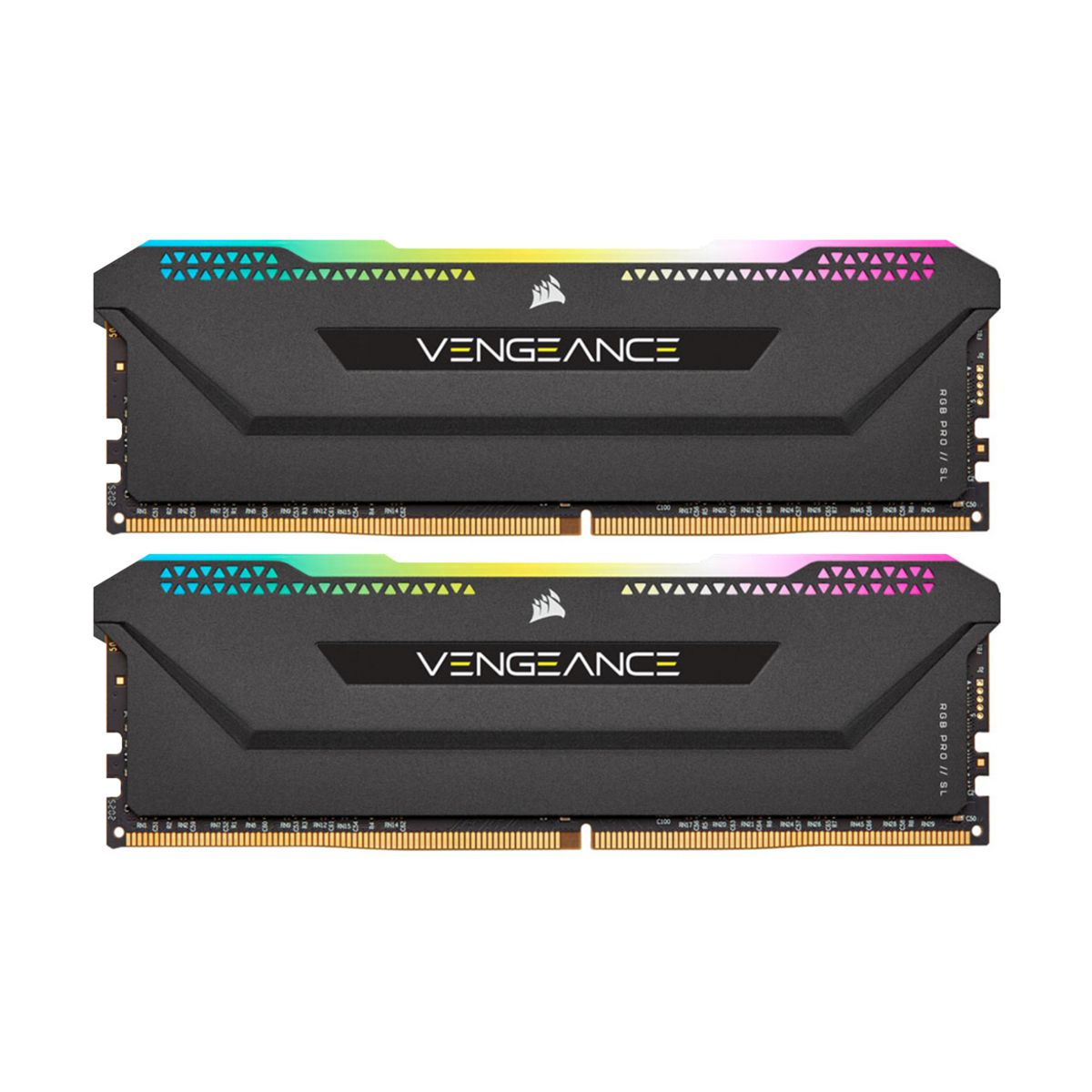 MEMORIA DIMM DDR4 CORSAIR (CMH16GX4M2D3600C18) 16GB 3600MHZ(2X8GB) VENGEANCE RGB SL PRO NEGRO CL 18