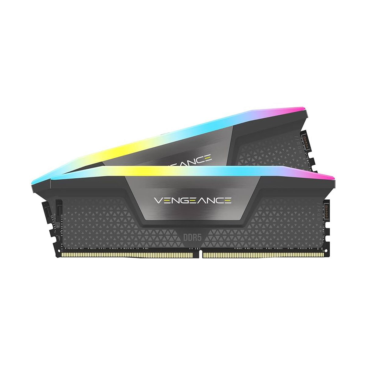 MEMORIA DIMM DDR5 CORSAIR (CMH32GX5M2F6000Z36) 32GB 6000MT/S  (2X16GB) VENGEANCE, NEGRO RGB, 1.35V