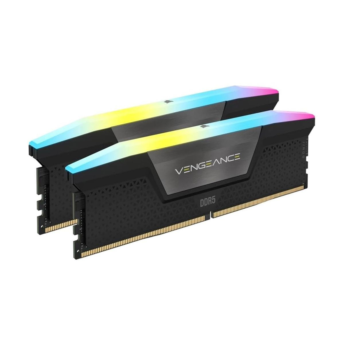 MEMORIA DIMM DRR5 CORSAIR (CMH48GX5M2E6000C36) 48GB 6000 TM/S (2X24GB) VENGEANCE RGB, 1.4V NEGRA.