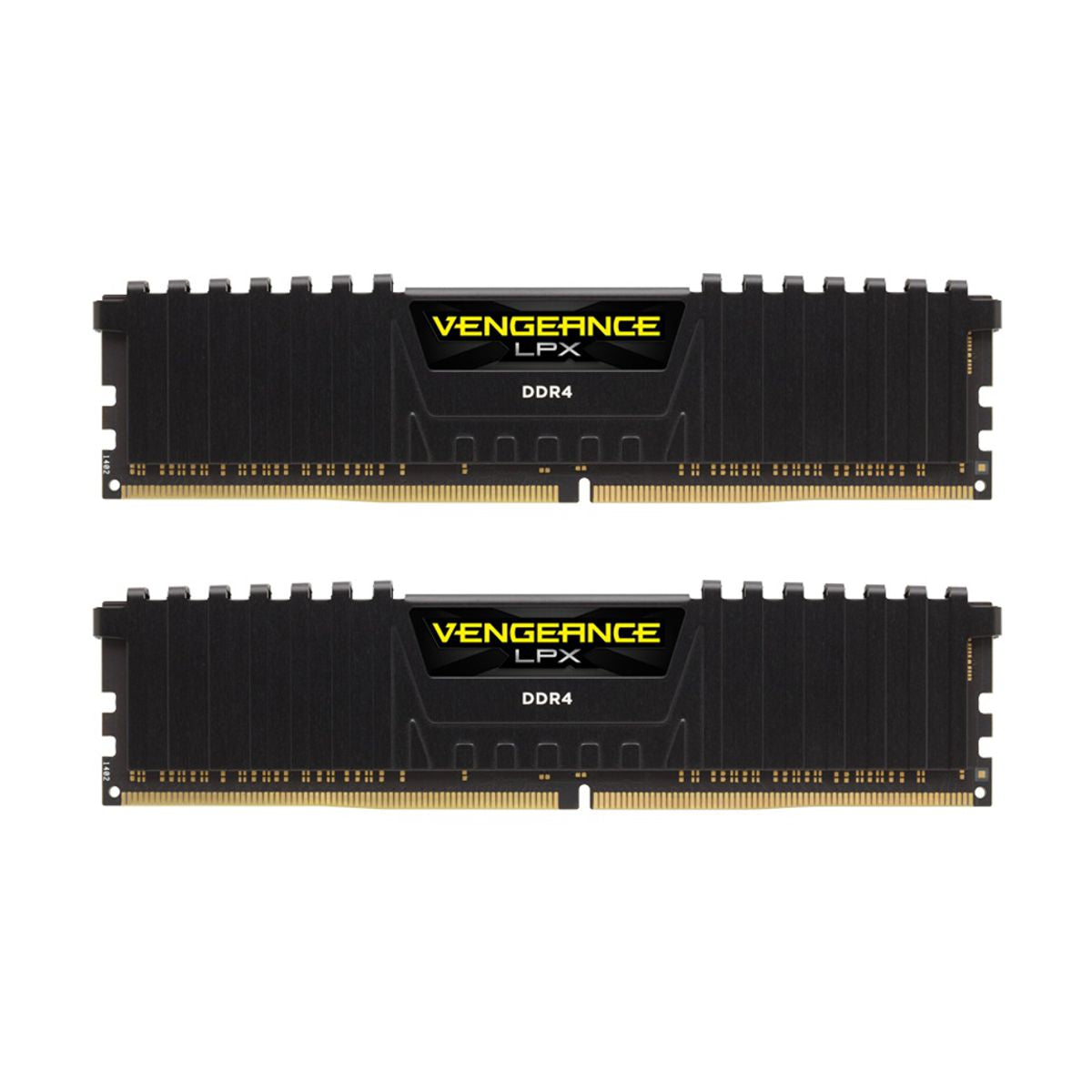 MEMORIA DIMM DDR4 CORSAIR (CMK16GX4M2B3200C16) 16GB 3200MHZ (2X8GB) VENGEANCE LPX NEGRO CL16