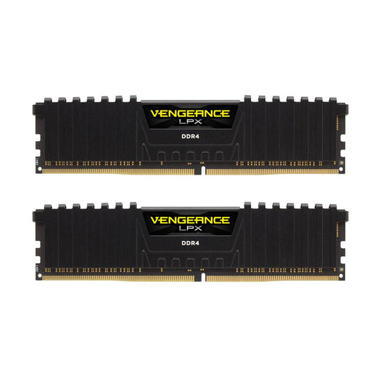 MEMORIA DIMM DDR4 CORSAIR (CMK16GX4M2B3200C16) 16GB 3200MHZ (2X8GB) VENGEANCE LPX NEGRO CL16