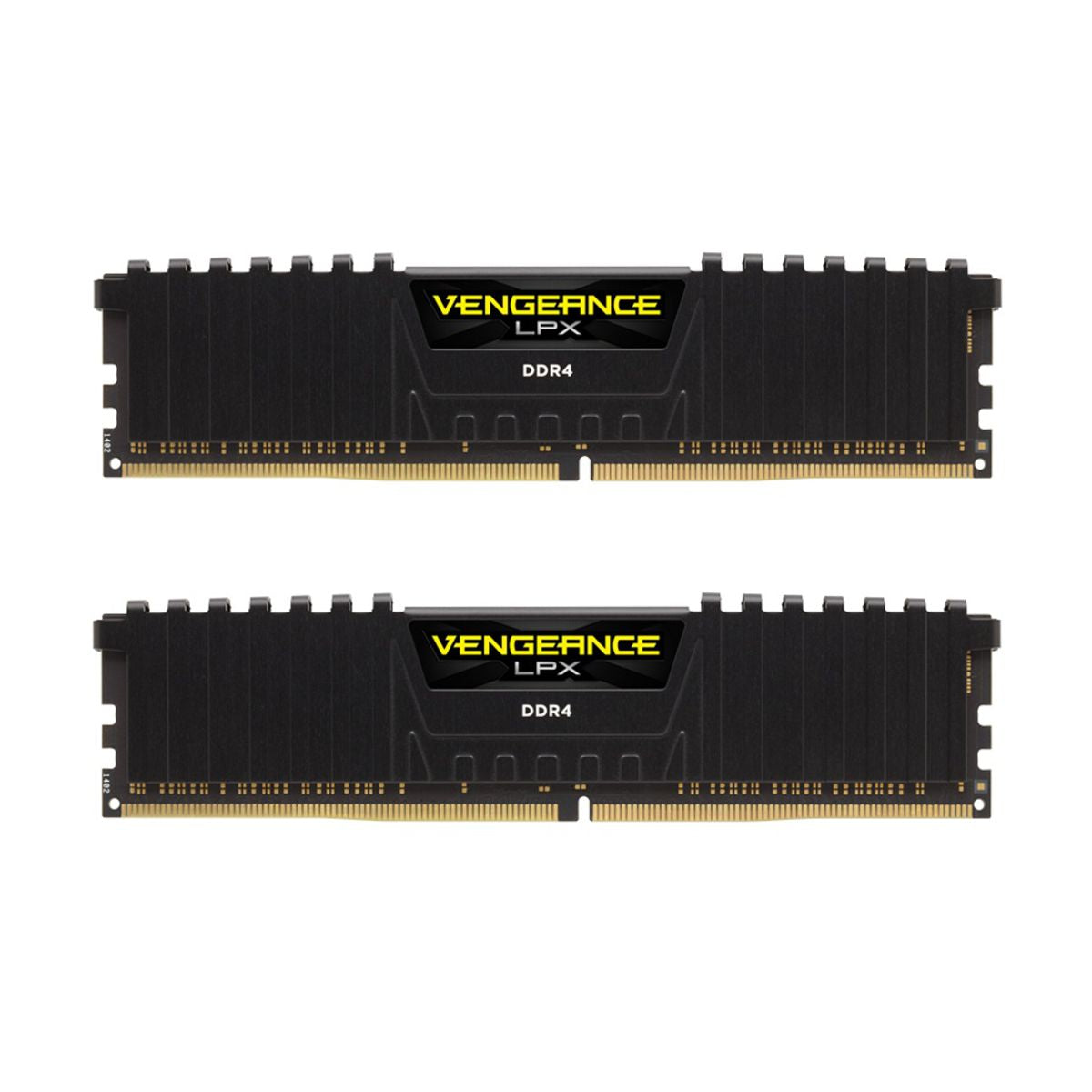 MEMORIA DIMM DDR4 CORSAIR (CMK32GX4M2A2400C16) 32GB 2400MHZ (2X16GB) VENGEANCE LPX NEGRO, 1.2V