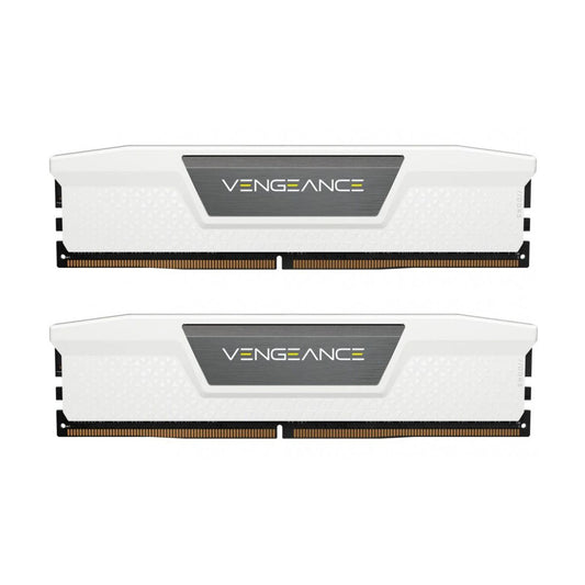 MEMORIA DIMM DDR5 CORSAIR (CMK32GX5M2E6000C36W) 32GB 6000MHZ (2X16GB) VENGEANCE BLANCO, CL36-96