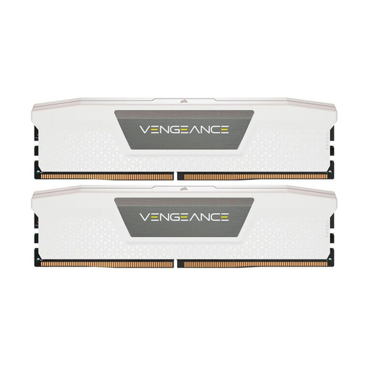 MEMORIA DIMM DDR5 CORSAIR (CMK64GX5M2B5200C40W) 64GB (2X32GB) 5200MHZ VENGEANCE BLANCO