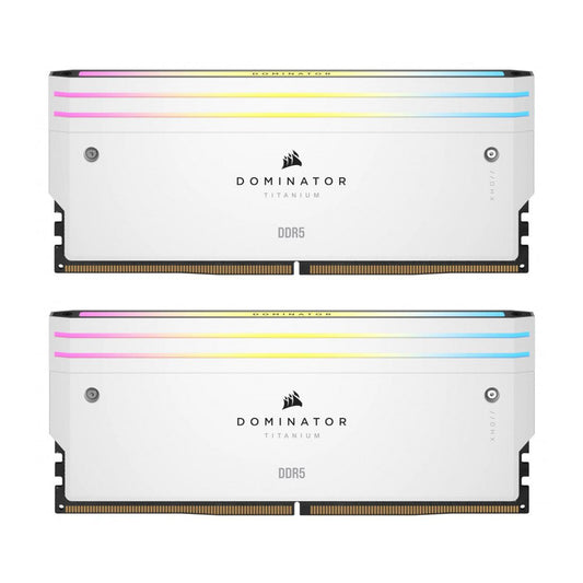 MEMORIA DIMM DDR5 CORSAIR (CMP48GX5M2B7000C36W) 48GB 7000MHZ (2X24GB) DOMINATOR TITANIUM,BLANCO
