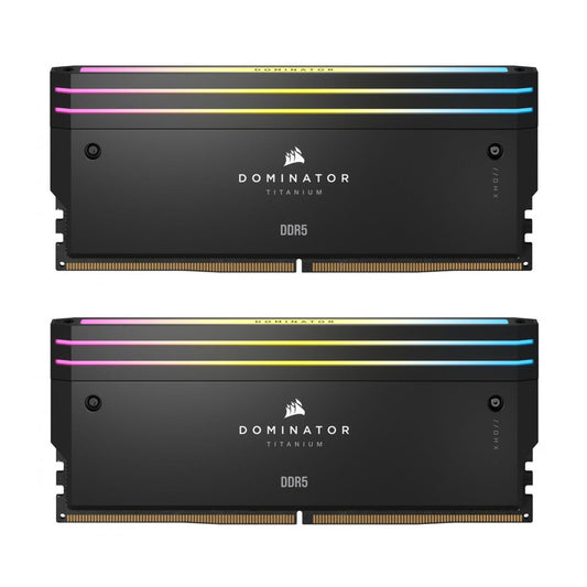 MEMORIA DIMM DDR5 CORSAIR (CMP64GX5M2B6000C30) 64GB (2X32GB) 6000MHZ DOMINATOR TITANIUM NEGRO CL30