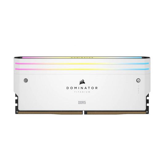 MEMORIA DIMM DDR5 CORSAIR (CMP64GX5M2B6400C32W) 64GB 6400MHZ (2X32GB) DOMINATOR TITANIUM,BLANCO