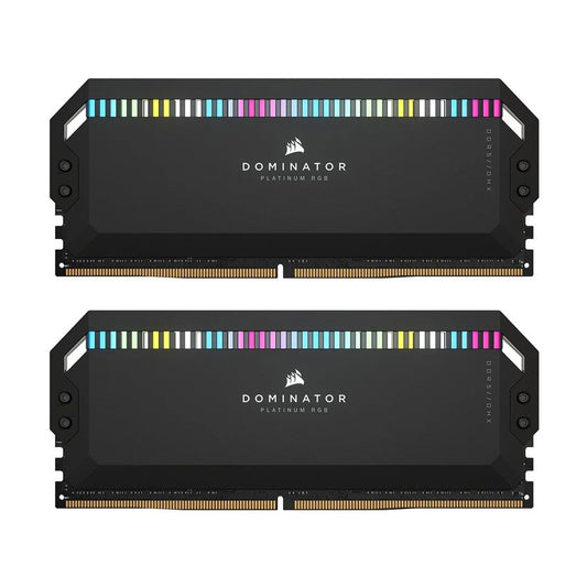 MEMORIA DIMM DDR5 CORSAIR (CMT32GX5M2X6000C36) 32GB 6000MHZ (2X16GB) DOMINATOR PLATINUM RGB,NEGRO