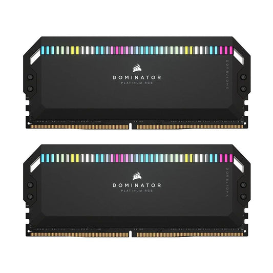 MEMORIA DIMM DDR5 CORSAIR (CMT32GX5M2X6000C36) 32GB 6000MHZ (2X16GB) DOMINATOR PLATINUM RGB,NEGRO