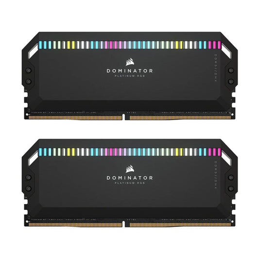 MEMORIA DIMM DDR5 CORSAIR (CMT64GX5M2B5200C40) 64GB 5200MHZ (2X32GB) DOMINATOR PLATINUM RGB,NEGRO