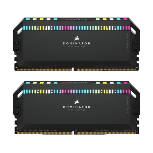 MEMORIA DIMM DDR5 CORSAIR (CMT64GX5M2B5600C40) 64GB 5600MHZ (2X32GB) DOMINATOR PLATINUM RGB,NEGRO