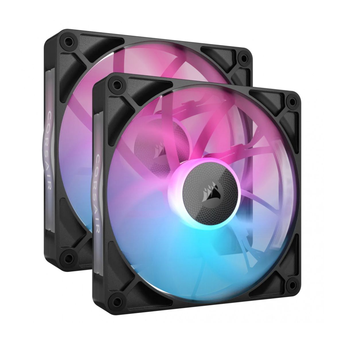 VENTILADOR P/GABINETE CORSAIR (CO-9051020-WW) ICUE LINK RX140 RGB,2 FAN,140MM,NEGRO