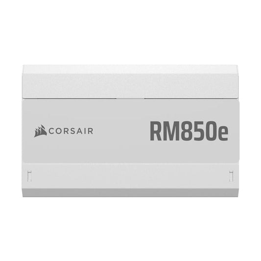 FUENTE DE PODER CORSAIR (CP-9020293-NA) RM850E, FULL MODULAR, BLANCA, GOLD