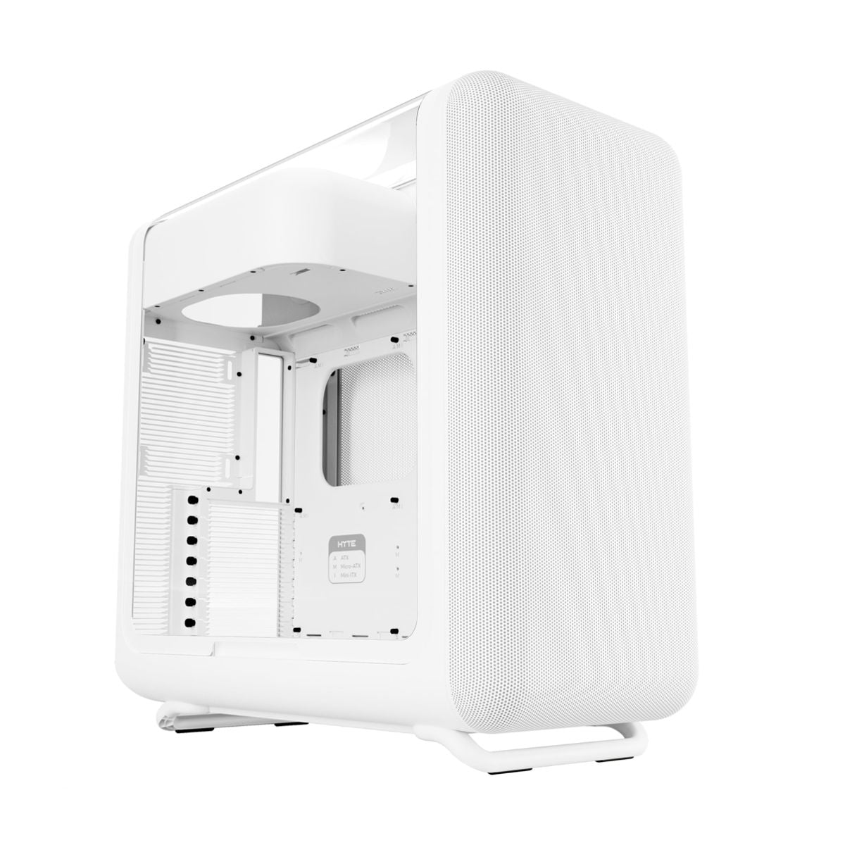 GABINETE HYTE (CS-HYTE-X50G-WW) X50,ATX,VIDRIO BISELADO CURVO PANEL LATERAL,BLANCO,S/FUENTE