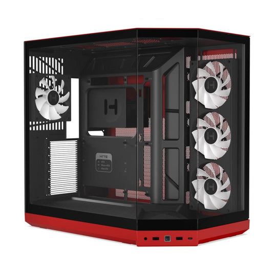 GABINETE HYTE (CS-HYTE-Y50RGB-RB) Y50 BLACK CHERRY,4*FAN ARGB,ATX,DOBLE CAM CON CRISTAL,S/FUENTE