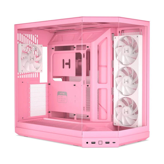 GABINETE HYTE (CS-HYTE-Y50RGB-SM) Y50 STRAWBERRY MILK,4*FAN ARGB,ATX,DOBLE CAM CON CRISTAL,S/FUENTE