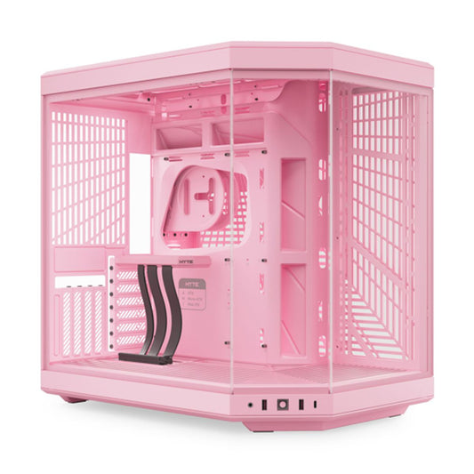 GABINETE HYTE (CS-HYTE-Y70-SM) Y70 EDICION MILKY STRAWBERRY MILK,ATX,CABLE RYSER INCL,ROSA,S/FUENTE