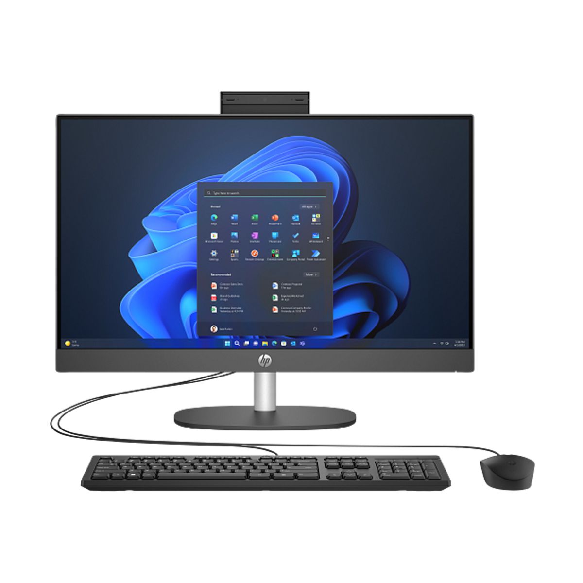 Computadora de escritorio All in One HP ProOne 240 G10 23.8 Pulgadas (CS4D4LT#ABM). Procesador Core Ultra 5 125U - RAM 8GB, SSD 512 GB, Windows 11 Home