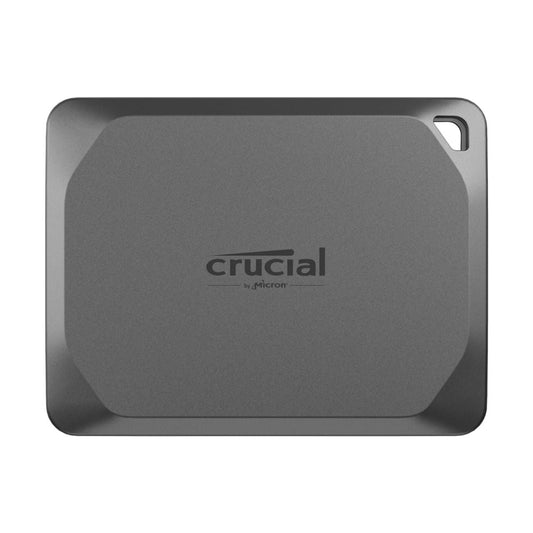 UNIDAD SSD PORTABLE CRUCIAL 2TB (CT2000X9PROSSD9) X9, USB 3.2, USB-C, GRIS