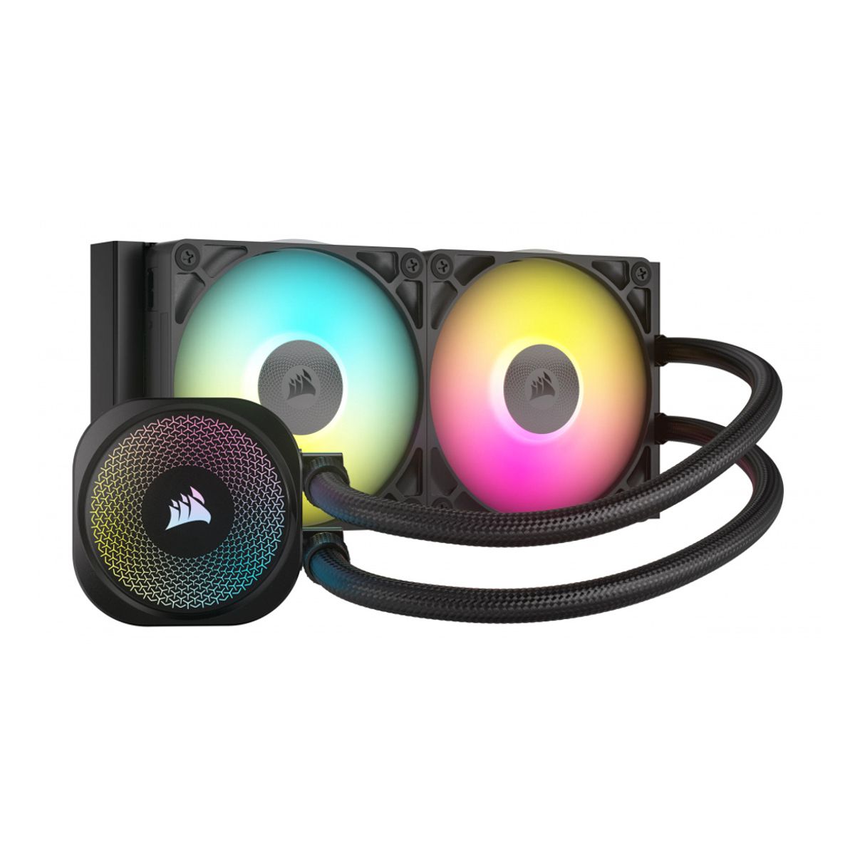 VENTILADOR P/CPU CORSAIR (CW-9061016-WW) ICUE LINK TITAN RX RGB,240MM,ENFRIAMIENTO LIQUIDO,NEGRO