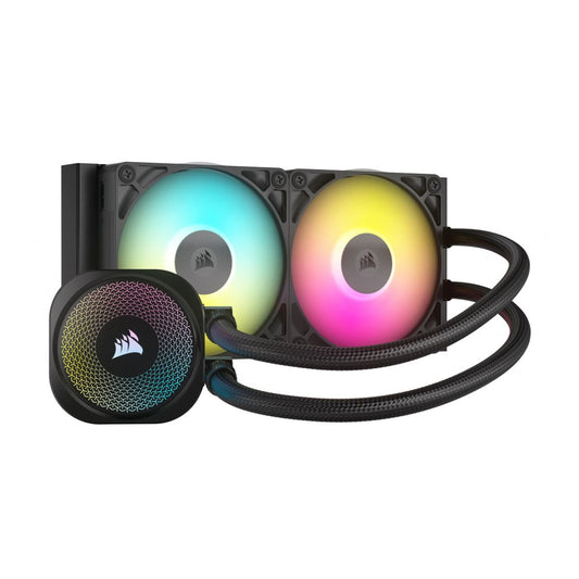 VENTILADOR P/CPU CORSAIR (CW-9061016-WW) ICUE LINK TITAN RX RGB,240MM,ENFRIAMIENTO LIQUIDO,NEGRO