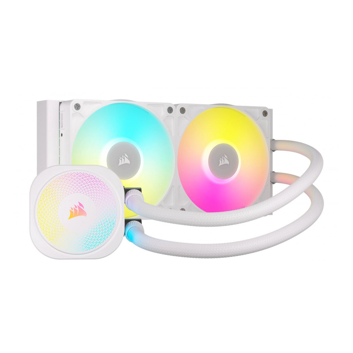 VENTILADOR P/CPU CORSAIR (CW-9061020-WW) ICUE LINK TITAN RX RGB,240MM,ENFRIAMIENTO LIQUIDO,BLANCO