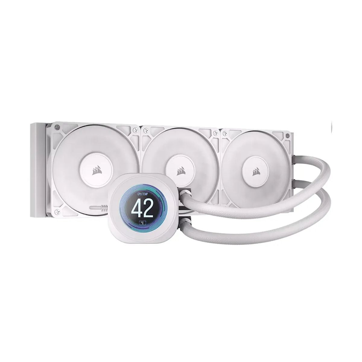 VENTILADOR P/CPU CORSAIR (CW-9061034-WW) NAUTILUS 360 RS LCD BLANCO