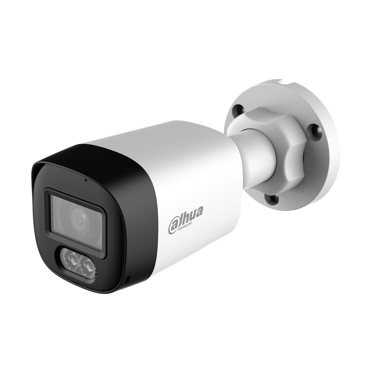 Camara DAHUA DH-HAC-HFW1200RLN-IL-T- Camara Bullet de 2 Megapixeles - Audio Bidireccional, Iluminacion Dual Inteligente Hasta 30m, Lente de 2.8mm Apertura d