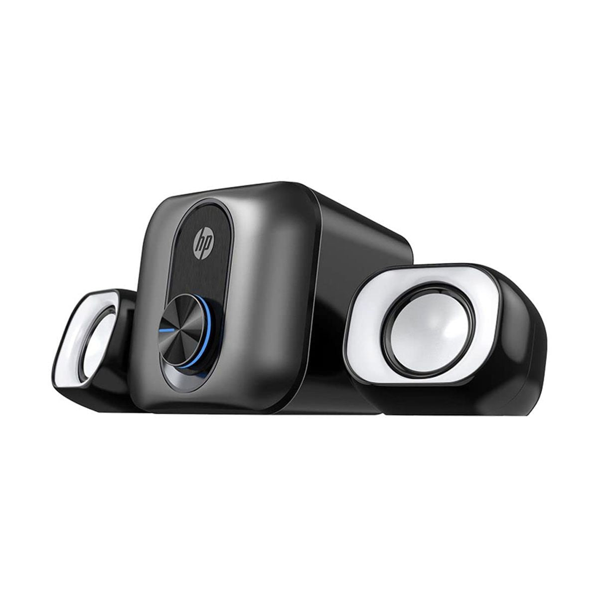 Bocinas HP DHS-2111S BOCINA 2.1 BOCINA MULTIMEDIA Conector 3.5mm/Carcasa metalica con control de volumen / Sensibilidad :110 dB+-3dB - 