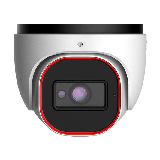 Camara domo AHD (3K) 5 MP(AHD/TVI) - 4 MP(AHD/TVI/VCI), 700 TVL (CVBS), Lente fijo 2.8mm (100deg), IR hasta 20 mts, microfono, WDR, IP67