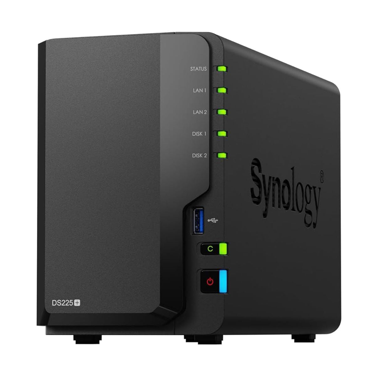 Servidor NAS marca Synology modelo DS225+ 2 Bahias - 
