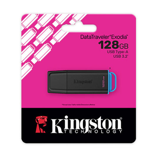 MEMORIA USB KINGSTON DATATRAVELER EXODIA 128GB 3.2 GEN 1 - 