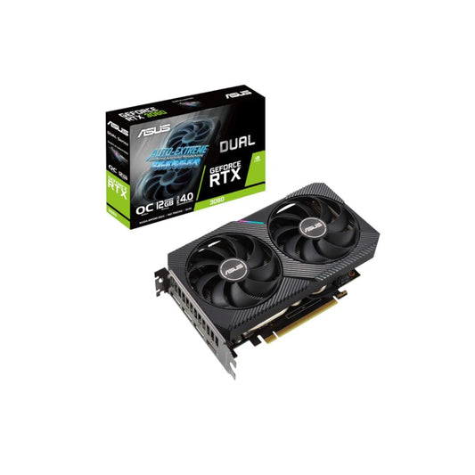 Tarjeta De Video ASUS DUAL-RTX3060-O12G-V2 - NVIDIA, GeForce RTX 3060, 12 GB, GDDR6, PCI Express 4.0