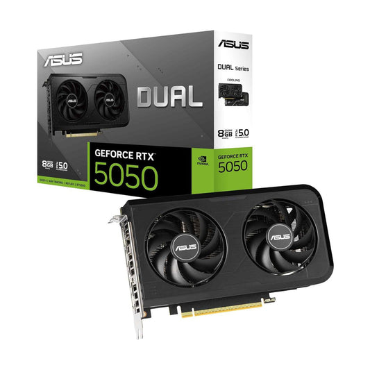 Tarjeta de Video ASUS NVIDIA GeForce RTX 5050 Dual, 8GB 128-bit GDDR6, PCI Express 5.0, HDMI, 3*DisplayPort, 2 Ventiladores