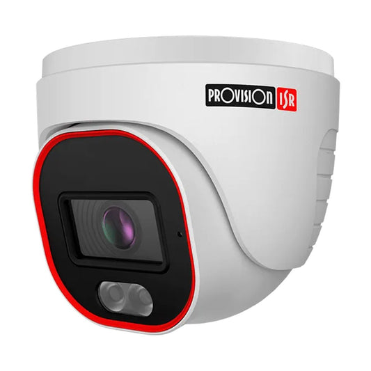 Camara domo AHD 2 MP Full Color (AHD/TVI/VCI) - 700 TVL (CVBS), Lente 3.6mm (85deg), IR hasta 20 mts, Microfono incorporado, WDR, CoC, IP67