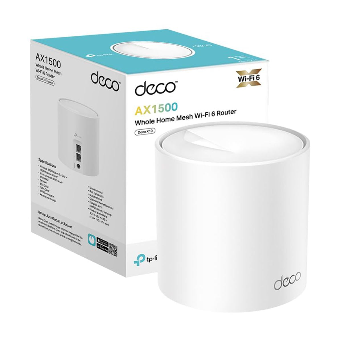Sistema Wi-Fi 6 en malla para todo el hogar AX1500 - 
