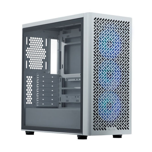 GABINETE COOLER MASTER (E502-KGNN-S00) ELITE 502,MEDIA TORRE,ATX,1XUSB 3.2 TIPOA,1*USB 3.2 TIPOC,NEG