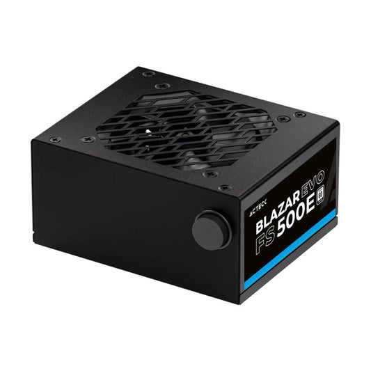 FUENTE DE PODER ACTECK (ES-05002E) FS500E SLIM,500W,SFX,24 PINES,2 SATA,1 MOLEX,VENT 80MM,NEGRO