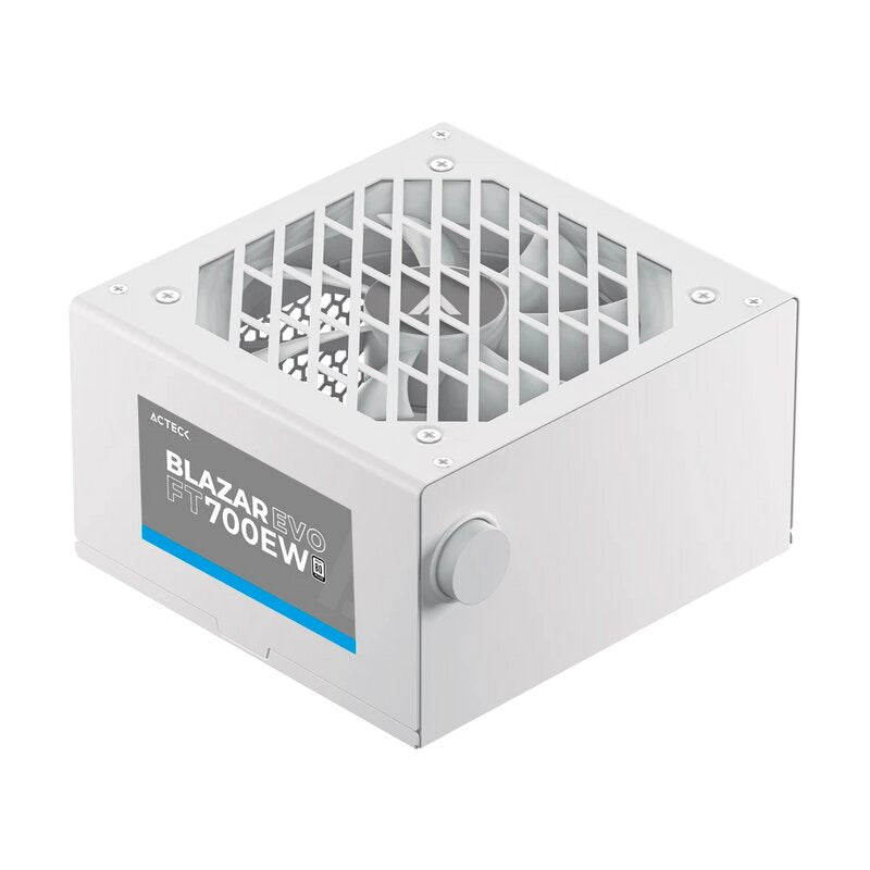 FUENTE DE PODER ACTECK (ES-05004EB) FT700EW,700W,24 PINES,4 SATA,2 MOLEX,VENT 120MM,BLANCO