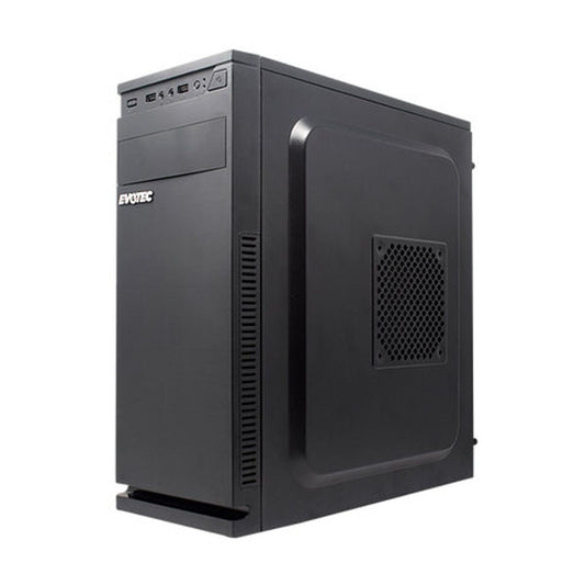 GABINETE EVOTEC (EV-1015) BARDI,MICRO ATX,FUENTE 600W,2*USB 2.0,NEGRO