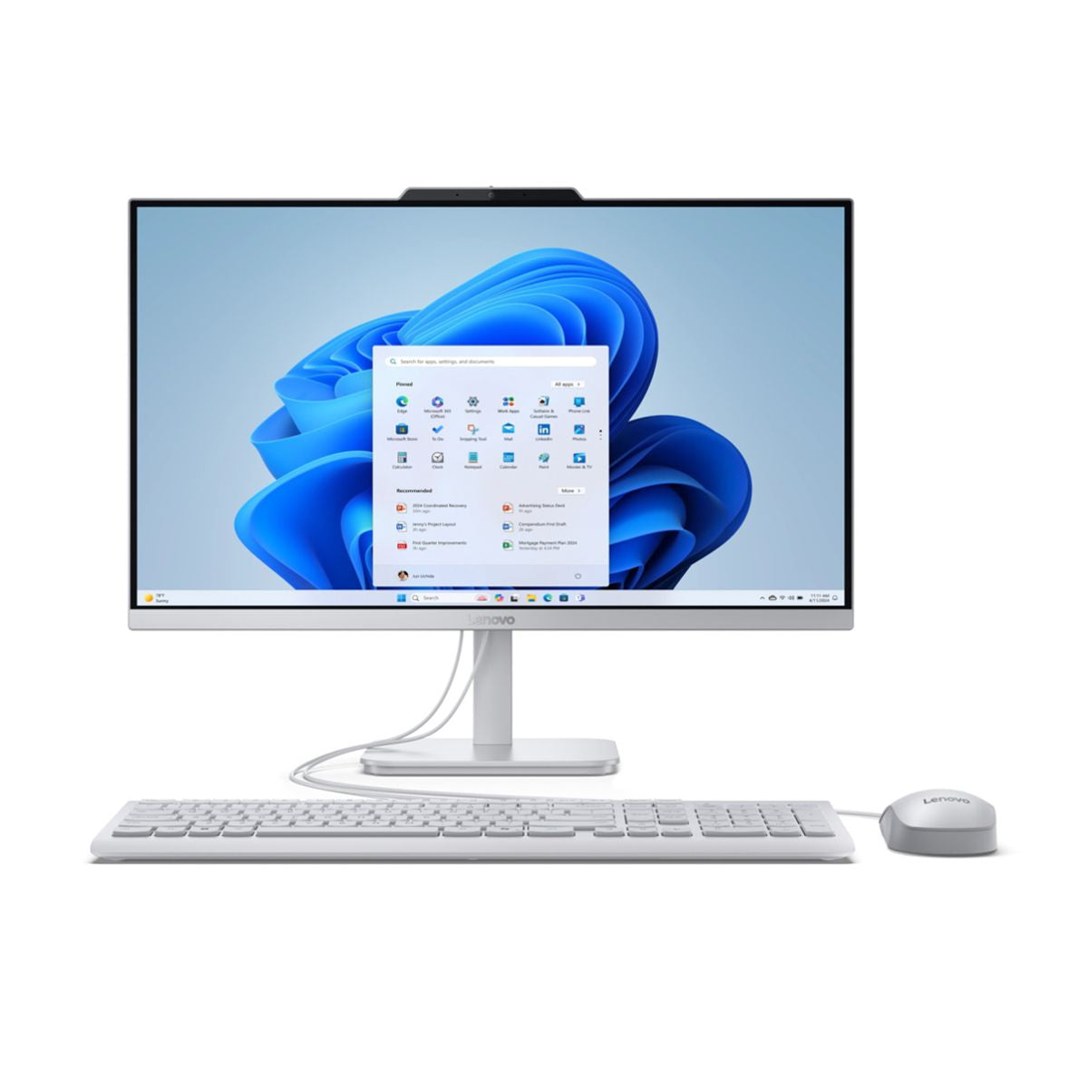 All in One LENOVO IdeaCentre A100 - 23.8 pulgadas, Intel Core i3-N305, 8 GB, 512 GB SSD, Windows 11 home