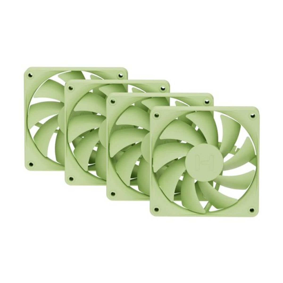 VENTILADOR P/GABINETE HYTE (FAN-HYTE-FA12-MM-4) FA12 120MM PWM FAN 4 PACK,MATCHA MILK/VERDE