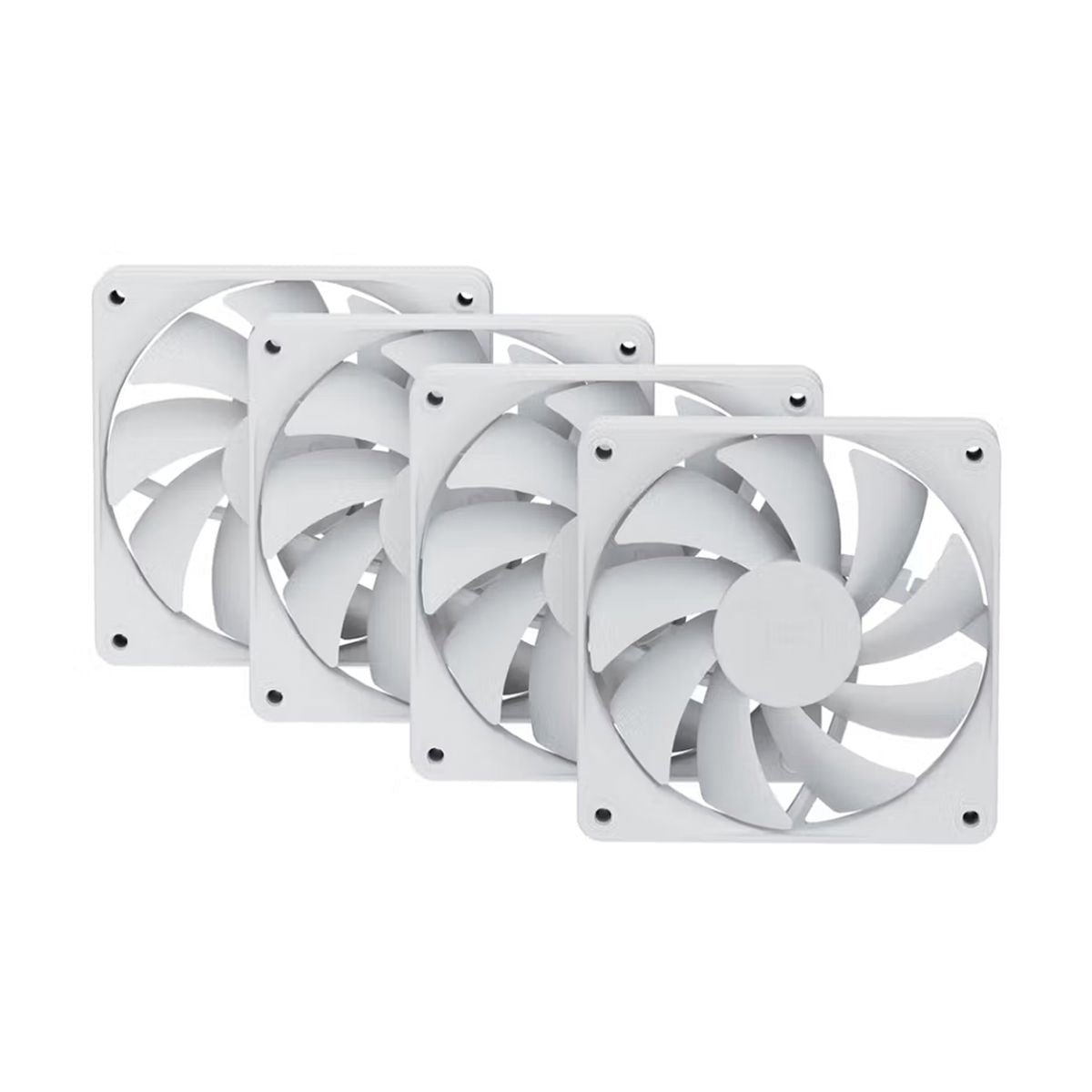 VENTILADOR P/GABINETE HYTE (FAN-HYTE-FA12-WW-4) FA12 120MM PWM FAN 4 PACK,SNOW WHITE/BLANCO