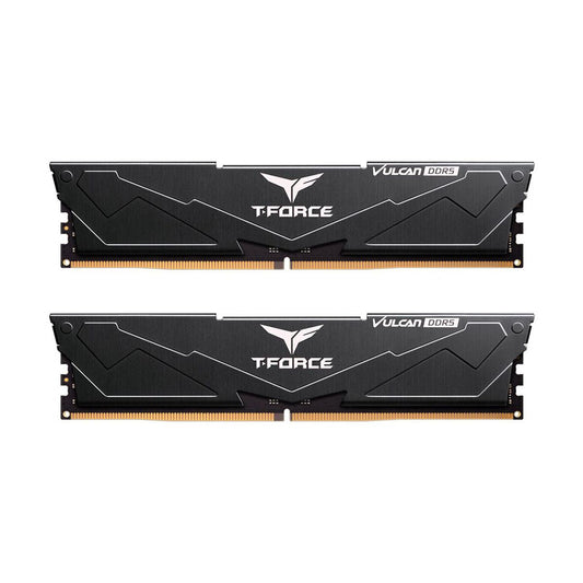 MEMORIA DIMM DDR5 TEAMGROUP (FLBD516G5600HC40BDC01) VULCAN, 16GB (2X8GB), 5600MHZ, BLACK, CL40