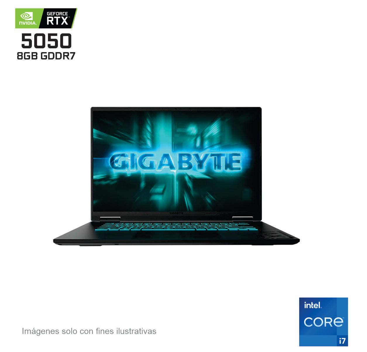 LAPTOP GIGABYTE 16" (GAMING A16 CTHI3LA893PH) INTEL I7-13620H,RTX5050,16GB DDR5,165HZ,SSD 512GB