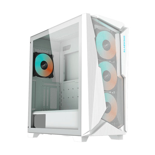 Gabinete  GIGABYTE GB-C301GW - Midi-Tower, PC, Plastico, Acero, Vidrio templado, ATX, EATX, Micro-ATX, Mini-ITX, Blanco
