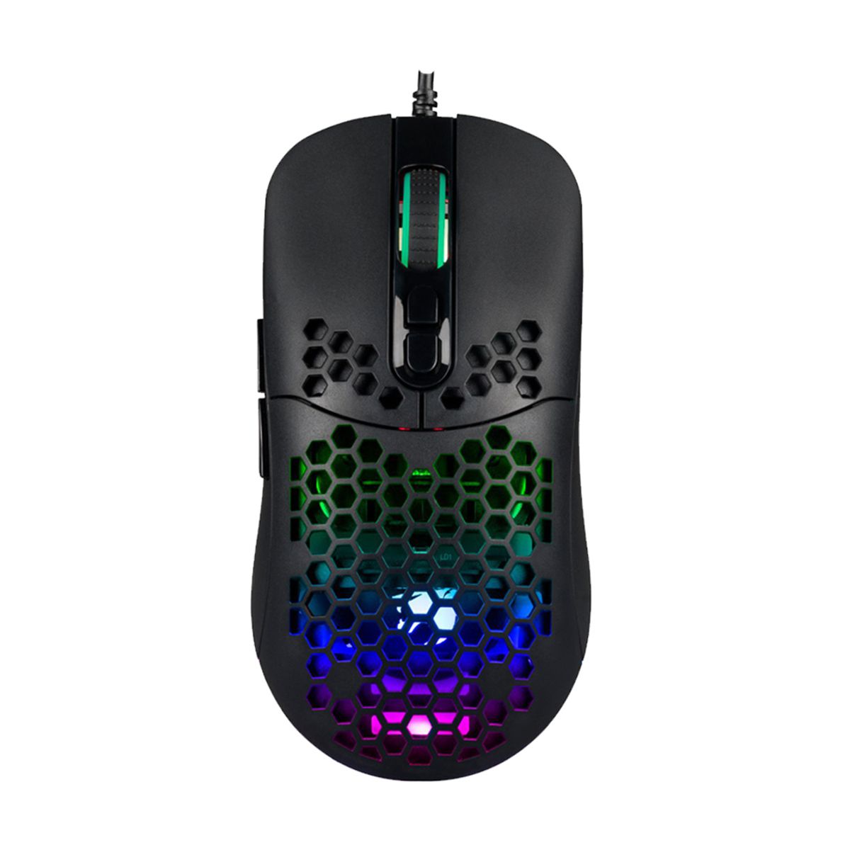 MOUSE YAGUARET (GMMANTISYGT) MANTIS, GAMING 7 TECLAS, RGB, 6 CAMBIOS DE DPI 800/6400.