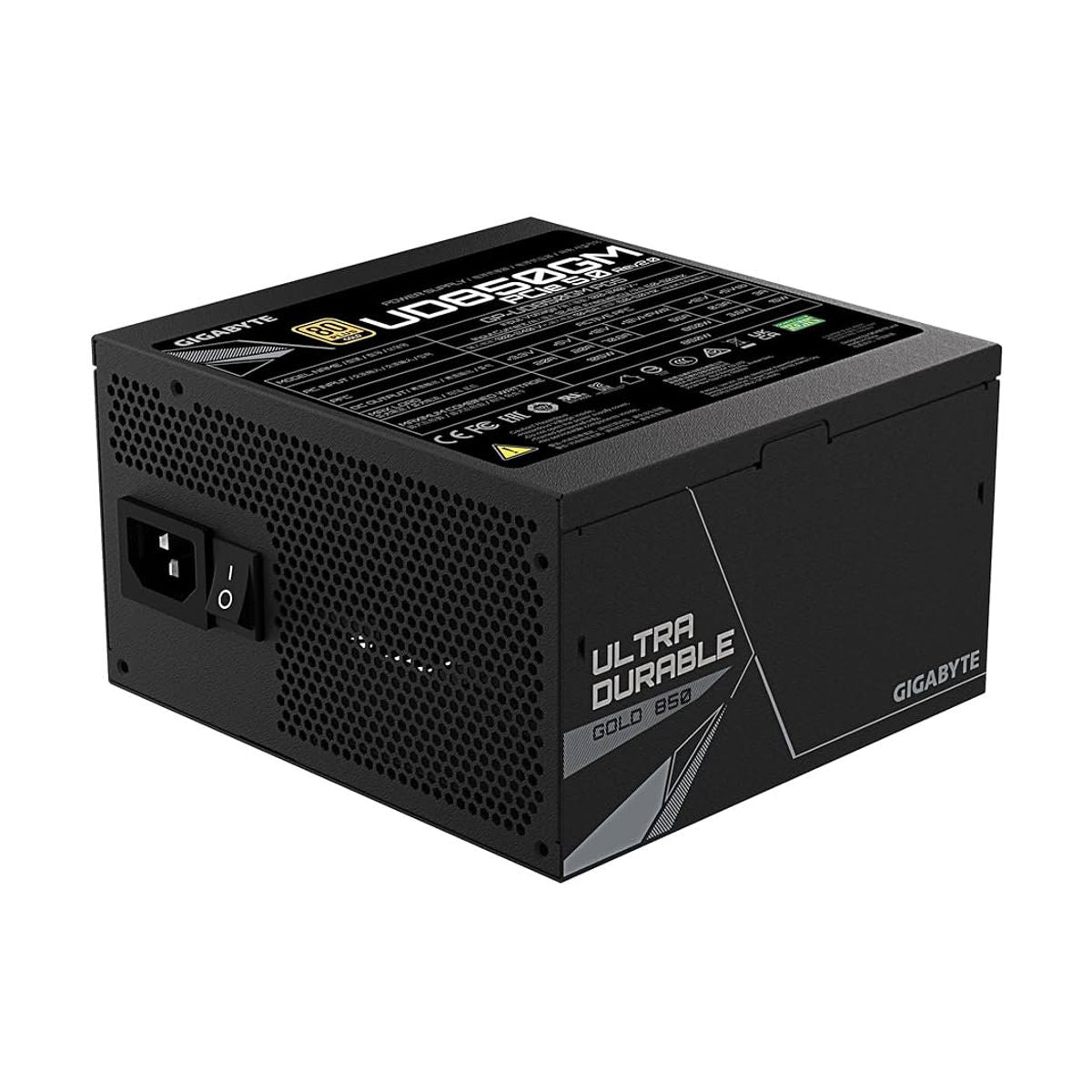 FUENTE DE PODER GIGABYTE (GP-UD850GM PG5 V2) 850W,MODULAR,PCI-E GEN5,16PINS,80 PLUS GOLD