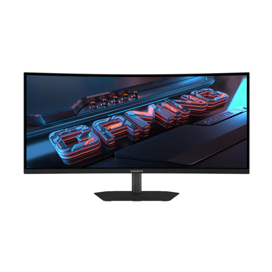 MONITOR LED GIGABYTE 34" (GS34WQCA) GAMING 3440X1440 WQHD,CURVO,120HZ,2*HDMI,DP,1MS,PANEL VA