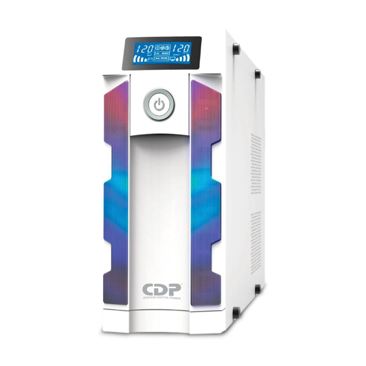 NO BREAK CDP GSMART1516 1500VA/900W UPS Smart - AVR 16 Salidas, Puerto de carga USB (8 USB-A y 2 USB-C), Luz RGB, LCD, 120 Vac